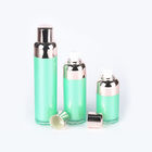 Skin Care Cosmetic Pump Bottles Green Color