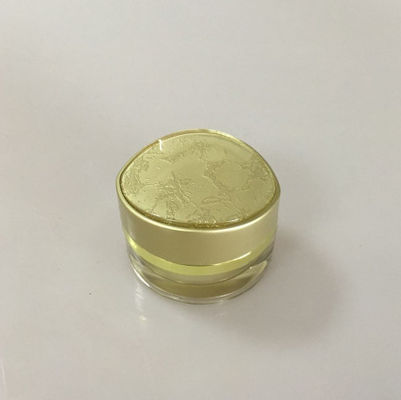 100ml Gold Luxury Cosmetics Packaging PMMA Bottle Sets Empty For Skincare