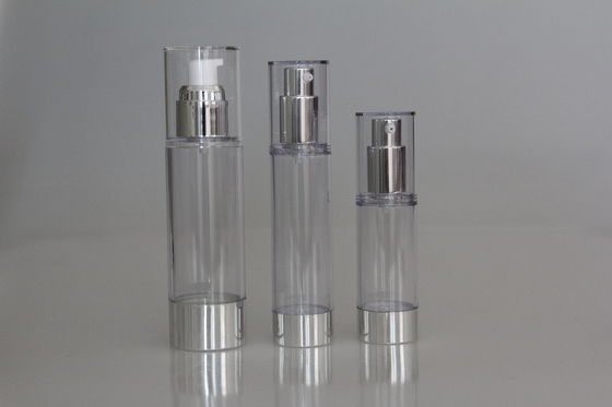 AS Round Serum Lotion Stand Straight Airless Cosmetic Packaging 80ml High Output