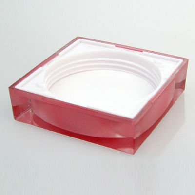 Empty Acrylic Skincare Plastic Double Wall Cosmetic Packaging Jar 20G With Screw Lids